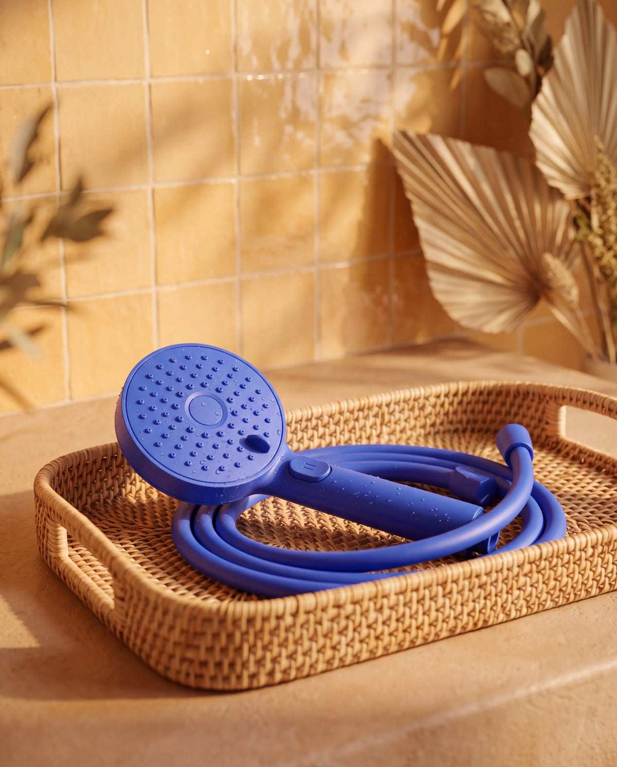 Cobalt Showrz shower head with matching hose