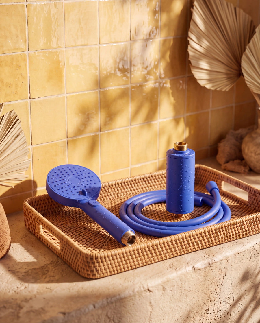 The Showrz Filter Shower Head Cobalt