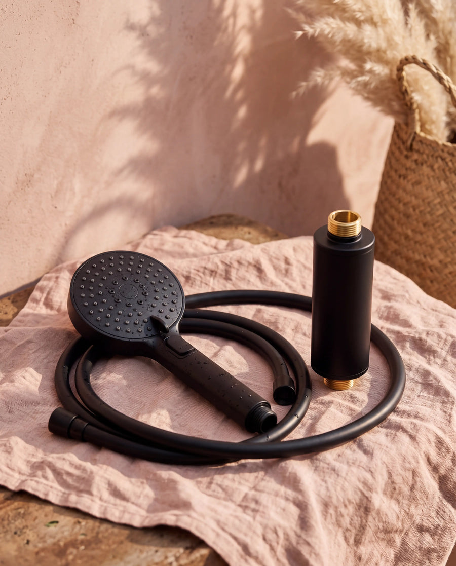 The Showrz Filter Shower Head Matte Black