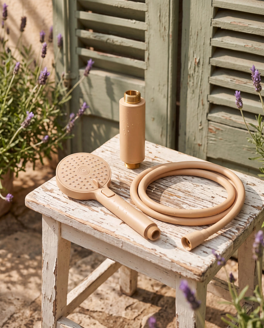 The Showrz Filter Shower Head Beige